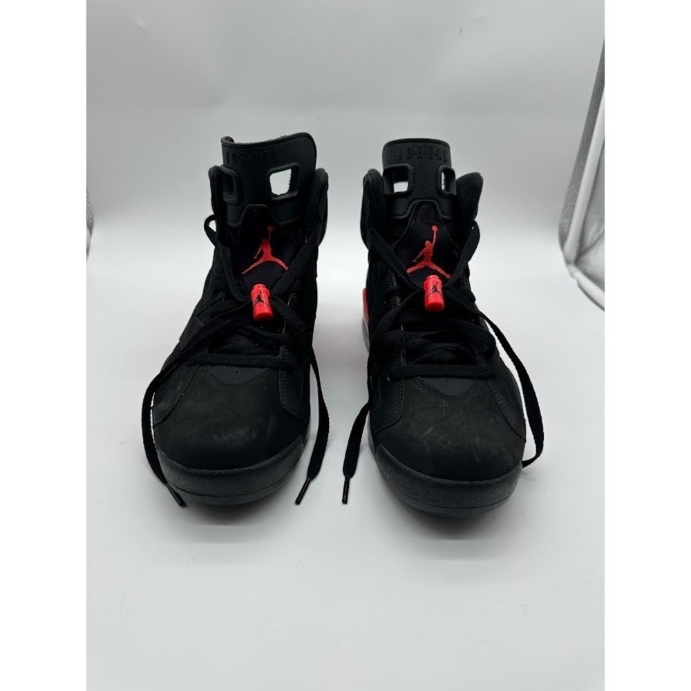 Nike Air Jordan 6 Retro Infrared Black Sneakers 384664-060 Mens High Top Shoes